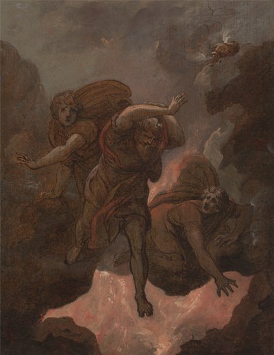 The Judgement of Korah, Dathan and Abiram by Maria Hadfield Cosway